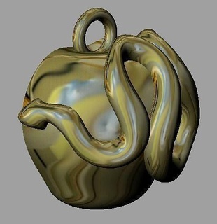 elma pendant forbidden meyve kolye yılan elma Havva takı altın gümüş kolye yazdırılabilir elmas takı kolye mücevher kolye mücevher küpe küpe elma kolye Sanat karakter 3d print model - Mito3D