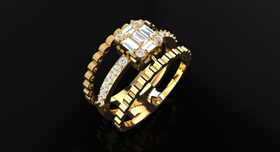 ar-diax-z021 diamond jewelry gold ring printable jewel jewellery fashion engagement white gem wedding brilliant engagem beauty ruby diamant rings 3d print model - Mito3D