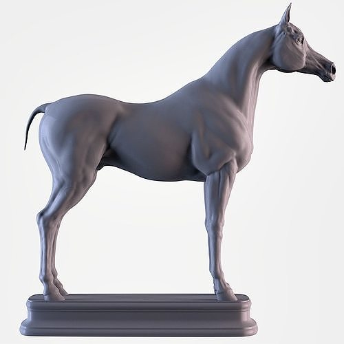 árabe caballo Arábica decoración animal miniatura estatua escultura 3dprinter juego mesa interior Arte esculturas 3D print model - Mito3D