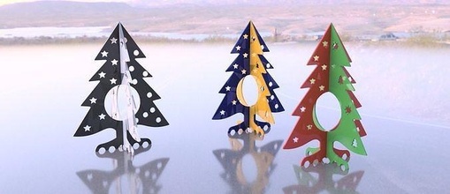 arbolito navidad lindo campana estrella chirimbolo casa accesorios 5 licencia libre derechos ahorre 3d print model - Mito3D