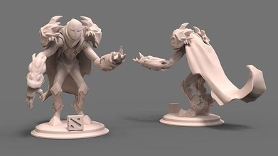 arco guardián dota arte copiar estatua juego dota2 esculturas 3d print model - Mito3D