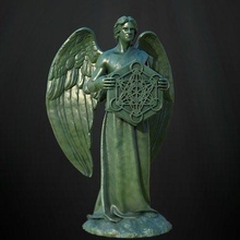 arcangel metatron angel archangel sculpture statue magical cherub wing cherubim metatron god monument art sculptures angel wing angel statue