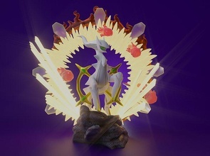 arceus 3d yazdırılabilir pokemon kesikler as a tanrı sihirbaz charmander pikaçu kül pokeball koleksiyon şekil heykelcik ticaret heykel ışık ışın portal cennet oyunlar oyuncaklar 3d print model - Mito3D