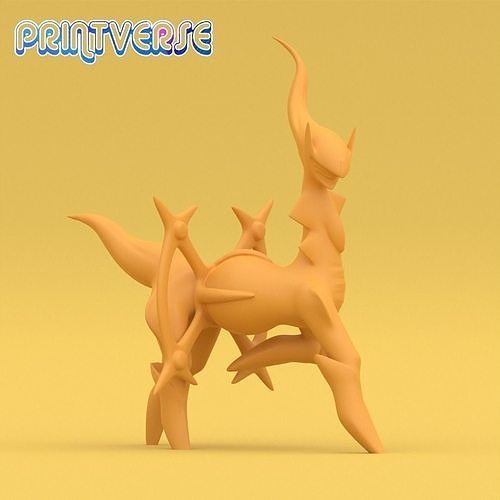 Arceus Pokémon Figur Anime Nintendo Asche Pikachu Pokeball Spiel Charakter Video Manga Kunst Skulpturen 3D print model - Mito3D