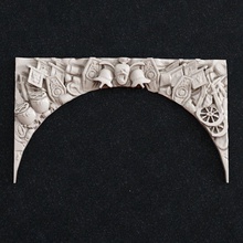 arch archway symbol sign vintage decoration architecture element classicism decorative carved art sculptures coat of arms 3d print model - Mito3D