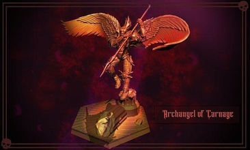 archangel of carnage angel blood miniature model war marine prime games toys board 3d print model - Mito3D