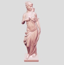 arqueiro grego menina guarda fêmea mulher arco fantasia personagem paladino março estátua arte humano medieval miniatura tiro besta cavaleiro antient esculturas 3d print model - Mito3D