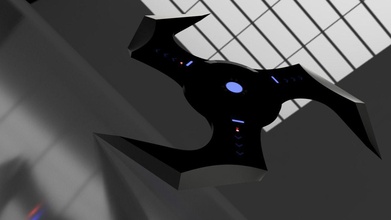 arcstar futuristisch roboter fliegend luft apex apexlegenden spiel shuriken spielzeug spiele spielzeuge zubehör 3d print model - Mito3D