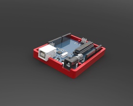 arduino uno case technology computer industry hobby diy electronics 3d print model - Mito3D