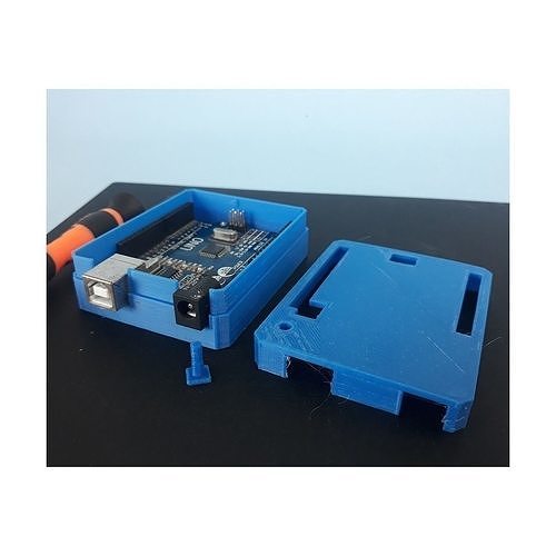 arduino allegato scatola astuccio guaina pulsante robotica microcontrollore stampato stampabile fai progetto recinzione casi passatempo 3D print model - Mito3D