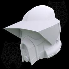 arf trooper casco hobby-diy starwars el sw cosplay props la impresión 3d hobby diy afición de bricolaje robótica 3d print model - Mito3D