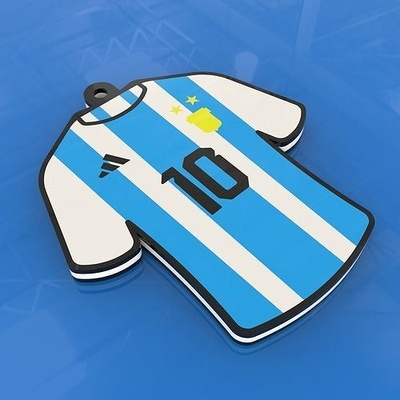 argentinien fifa welt tasse katar 2022 futbol taiced ecuador mmu mannschaft de champion llavero schlüsselbund meisterschaft fußball mode 3d print model - Mito3D