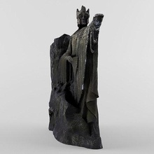 argonat as sütunlar of krallar kral anıt gondor kapı isildur aragorn anaryon anduin nehir nen hithoel amon tavuk hah lotr arkadaşlık yüzük heykel sanat taramalar kopyalar 3d print model - Mito3D