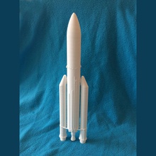 ariane 5 rakete platz esa europäisch agentur scifi detailliert modell flug astro reise booster motor jet wissenschaft astronomie physik 3d print model - Mito3D