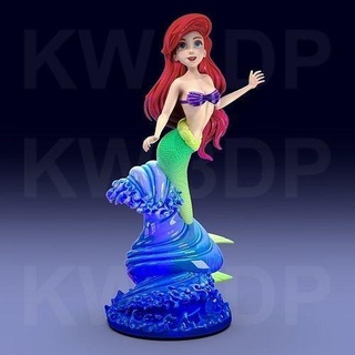 Ariel Disney filme lindo brilhante Principe arte esculturas 3d print model - Mito3D