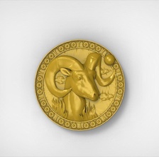 aries zodíaco 3d impresión modelo oro joyería joya libra esterlina collar plata platino colgantes 3d print model - Mito3D