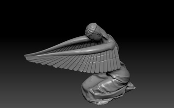 sandık of sözleşme melek indiana heykel arkeoloji sanat heykeller 3d print model - Mito3D