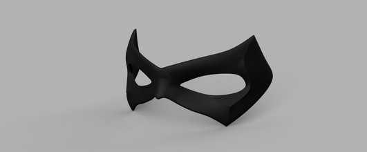 arkham chevalier merle masque batman dc bandes dessinées loisir diy 3d print model - Mito3D