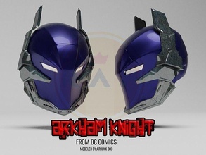 arkham chevalier portable casque 3d imprimable dossiers batman joker jason todd dc bandes dessinées cosplayeur nightwing superman loisir diy 3d print model - Mito3D