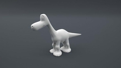 arlo dinosaurio criatura monstruo reptil lagartija prehistórico jurásico naturaleza tiranosaurio rex continuar fantasía ficticio juegos juguetes 3d print model - Mito3D