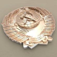 arm coat ussr jewelry bangle pendants 3d print model - Mito3D
