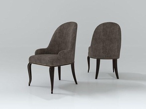 armchair chair elegant interior comfort seat fashion leather urinal rococo minimalist house furniture 3d print model - Mito3D