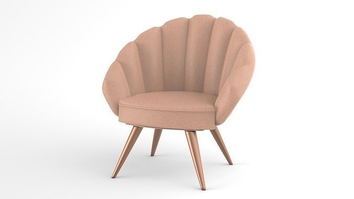poltrona boneca casa 3d impressão modelo mobília interior projeto moderno cadeira vivo sofá barbie escala jogos brinquedos 3d print model - Mito3D