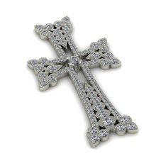 ermeni çapraz taşlar lüks takı mücevher yazdırılabilir kolye hediye vaftiz parlak altın moda güzellik cristian hıristiyan hıristiyanlık ermenistan haçlar 3d print model - Mito3D