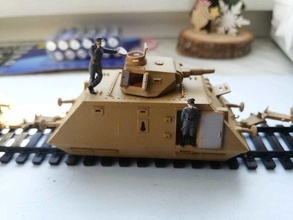 armored train h0 scale ww2 hobby diy 3d print model - Mito3D