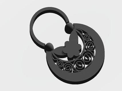 arracada jerezana arracadas jerezanas filigree earrings aretes art 3d print model - Mito3D