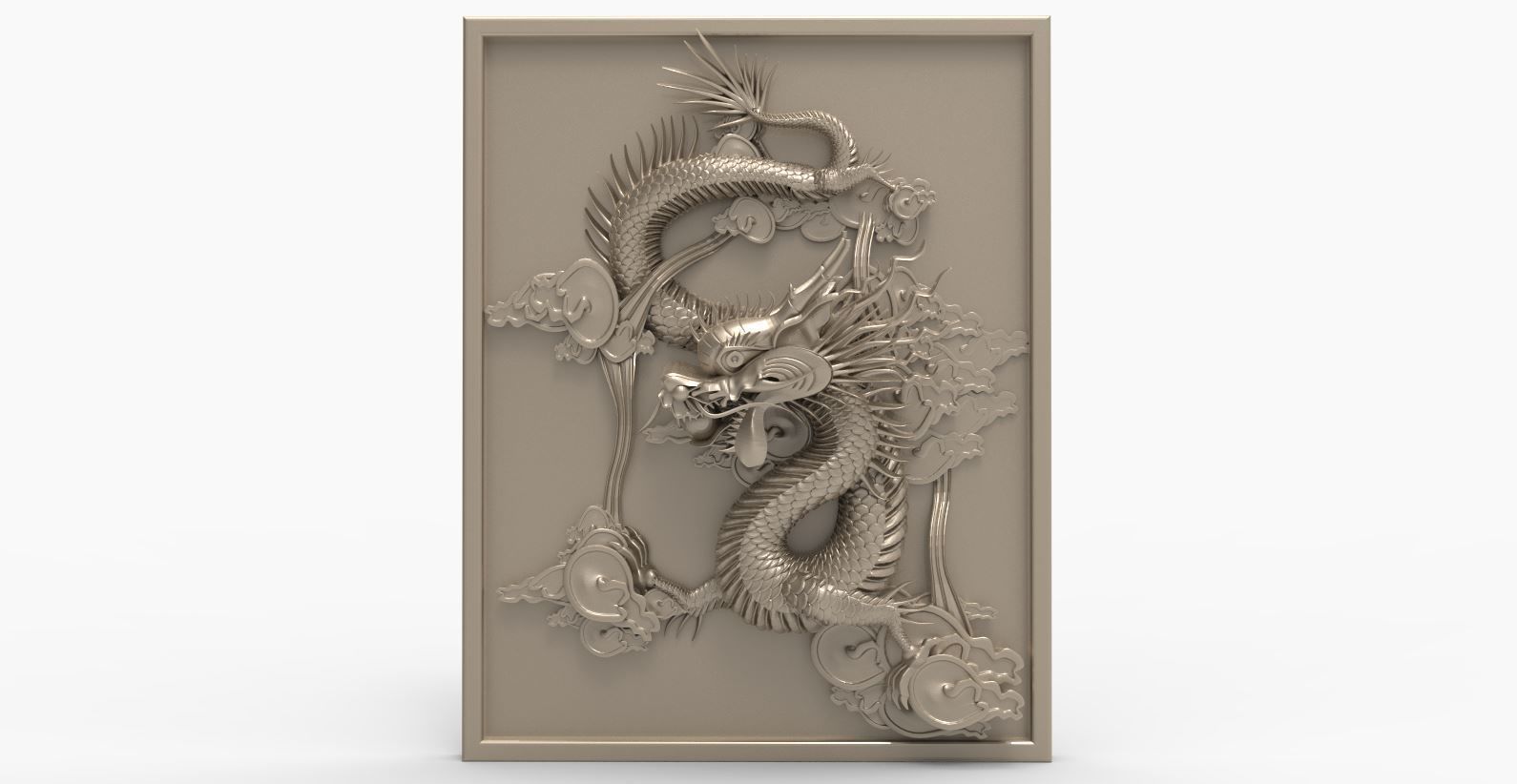 art dragon 3d 3dmodel cg cnc 3dprint imprimable impression stl 3D print model - Mito3D