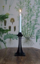 art deco candle tealight holder noveau jugend ikea design house lighting 3d print model - Mito3D