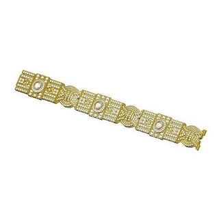 arte deco stile diamante braccialetto design gioielleria anelli gioiello 3d cad moda bellezza antico bellissimo dettaglio personalizzare braccialetti 3d print model - Mito3D