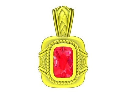 art diamond pendant women 5040 jewelry fashion accessories gold woman new design pendants 3d print model - Mito3D