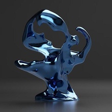 Sanat vazo iç 3d baskı dekor tasarım tabak modern sanat eseri ev 3d print model - Mito3D