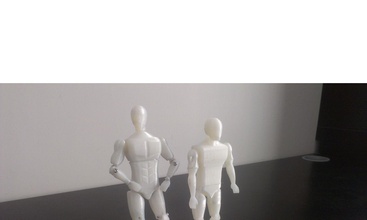 articulated action figure fugure anatomy 3d printing first model games toys 3d print model - Mito3D