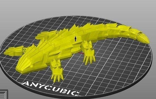 articulated lizard rapidiametrix new delhi 3d printing 3dprinting 3ddesign art 3d print model - Mito3D