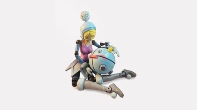 articulated orianna doll pack wonder winter figurine ball league legends games snow female robot girl printeable toy summoner toys 3d print model - Mito3D