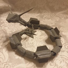 articulado pokémon rayquaza dragão flexi brinquedo jogos brinquedos 3d print model - Mito3D