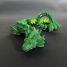 articulé mer dragon flexi souple impression endroit jouet Jeux jouets 3d print model - Mito3D