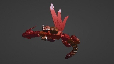 articulado guerra dragão junta mecânico metal arma fogo míssil lançador asas pernas baixar 3d modelo preço ponte sla jogos brinquedos 3d print model - Mito3D