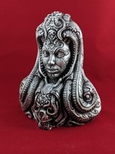 artefato 6 polvo cabeça in prata escultura estátua retrato decoração decorativo ornamentado antigo giger arte esculturas 3d print model - Mito3D