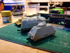 artilleriewagen nsize armored train world war ii germany games toys miniatures vehicles 3d print model - Mito3D