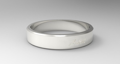 artist ring silver finger steel aluminum design glazed engraved luxury chrome fashion modern jewelry rings 3d print model - Mito3D