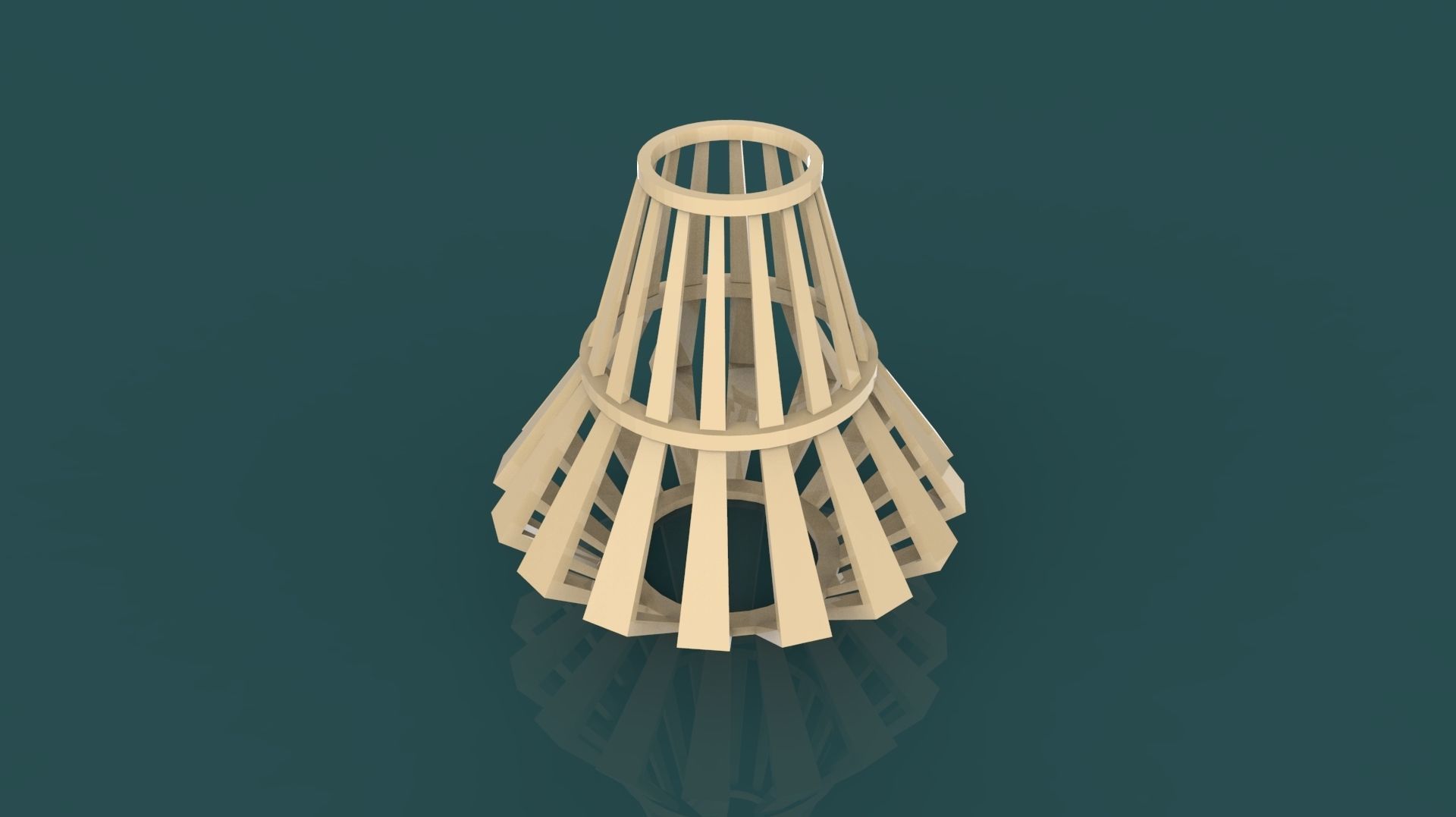 artistico paralume 5 art la lampada luce di illuminazione arredamento decorativo casa matematica matematiche arte 3D print model - Mito3D