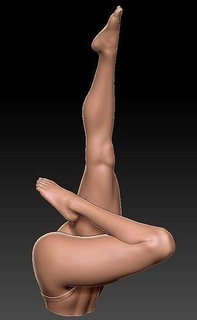 artistique nager artistique nager synchronisé jambes nager sports Jeux olympiques art sculptures 3d print model - Mito3D
