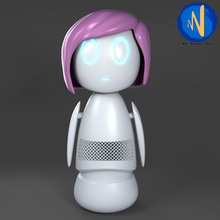 ashley bambola nero specchio serie netflix giocattolo cantante robot 3d stampa giochi giocattoli 3d print model - Mito3D