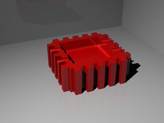 ashtray 3d printable home decor house 3d print model - Mito3D