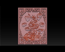 asiático continuar deco fénix unicornio tortuga madera tallado preguntarse estatua pagoda cnc alivio modelo stl 3d artcam arte esculturas 3d print model - Mito3D