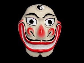 asiática máscara jogos-brinquedos japão uniforme o carnaval disfarce jogos brinquedos de jogo os acessórios 3d print model - Mito3D